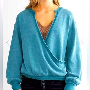 Free People Anyway Tee
Deep teal
Bust 42”
Body 23”